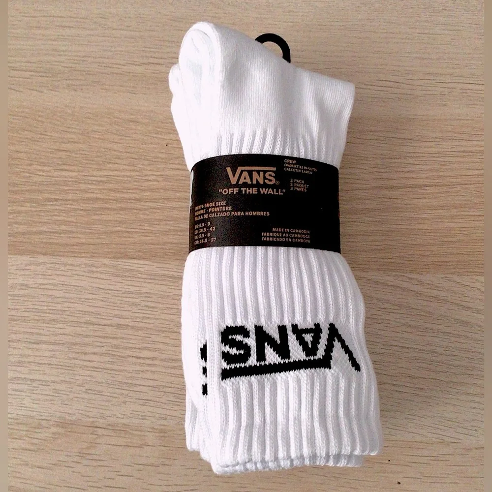 Vans Classic Crew Socks 3 Pairs